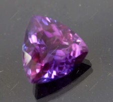 7 Ct Extremely Rare Natural Purple Tanzanite Trillion Certified Loose Gemstone