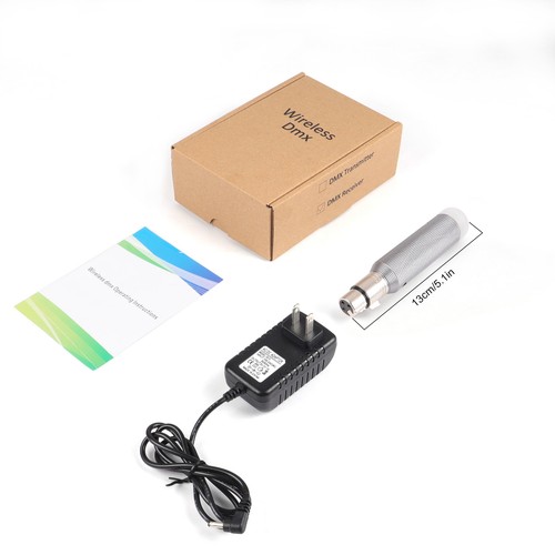 2.4G Wireless DMX512 Transmitter Rechargeable Stage DJ Light Receiver - Picture 12 of 24