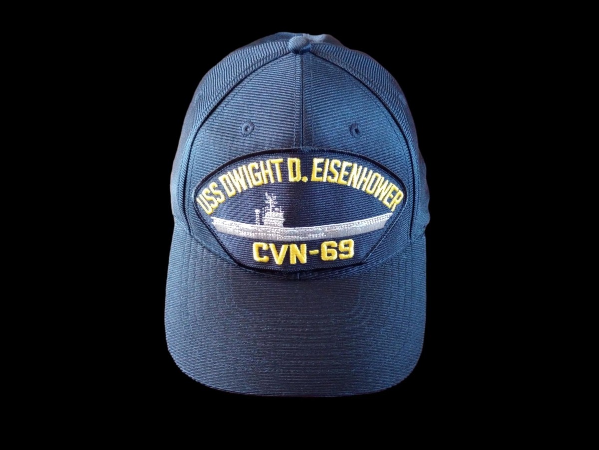 USS DWIGHT D EISENHOWER CVN-69 HAT USN SHIP NIMITZ CLASS AIRCRAFT CARRIER IKE