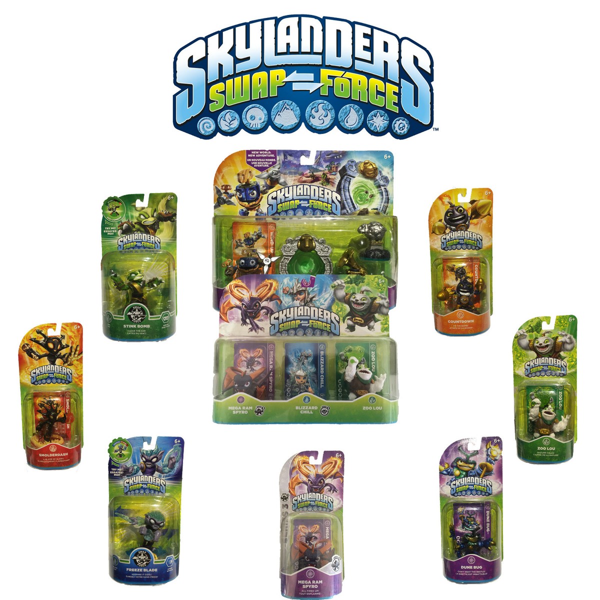 Skylanders Swap Force New in Box Assorted Toys With Combined