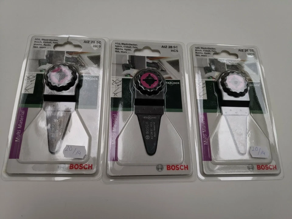 3 units of genuine Bosch ( AIZ 28 SC HCS (scrapper) Starlock - Bild 2 von 4