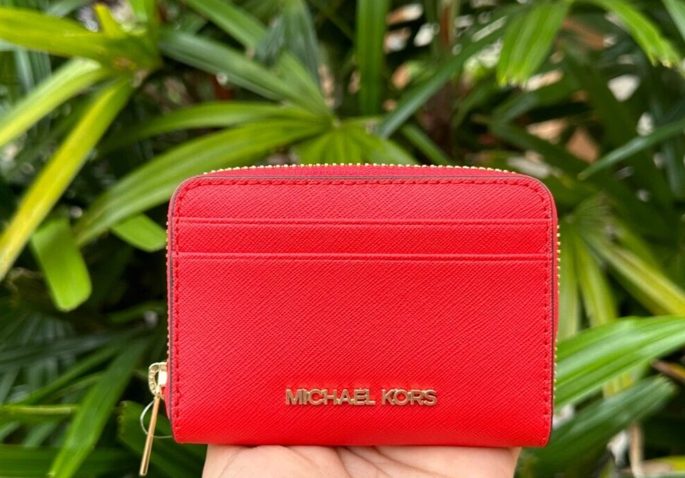Michael kors leather card hot sale case