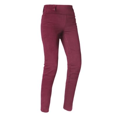 Oxford Super 2.0 Damen Motorrad Leggings Aramid Bike Hose Jeans Burgund