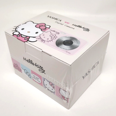 YASHICA Compact Digital Camera DZ-100 Hello Kitty Playground Pink