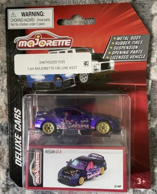 Nissan GT-R Purple Sakura, Gold Wheels, Jada, R35, Skyline Hot