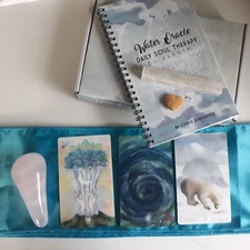 Water Oracle Daily Soul Therapy Cards and Guidebook from Elementals World