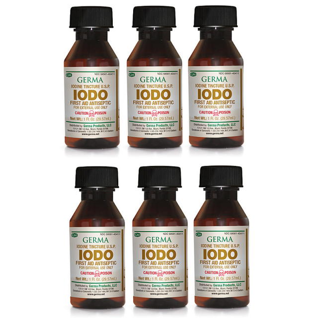 Iodine Tincture USP 1oz First Aid Antiseptic Minor cuts Scrapes and