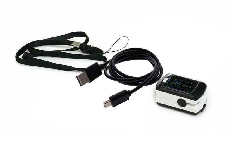 Oxímetro de pulso de dedo SpO2 Monitor de oxígeno en sangre, OLED, frecuencia del pulso, CMS50EA Foto 4 de 4