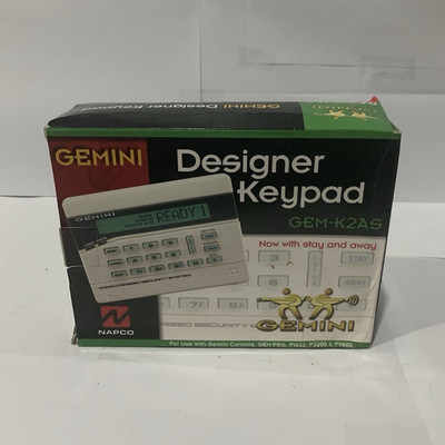 Napco Gemini GEM-K2AS Designer Alarm Keypad Alpha/Symbol Control Panel