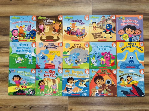 Vtg Nick Jr Book Club Dora The Explorer Blues Clues Go Diego Backyardigan HC Lot | eBay