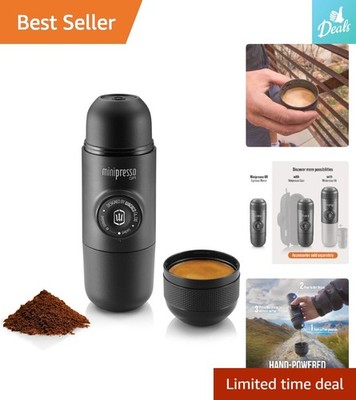 Minipresso GR: Portable Espresso Machine for Ground Coffee - Travel Essential