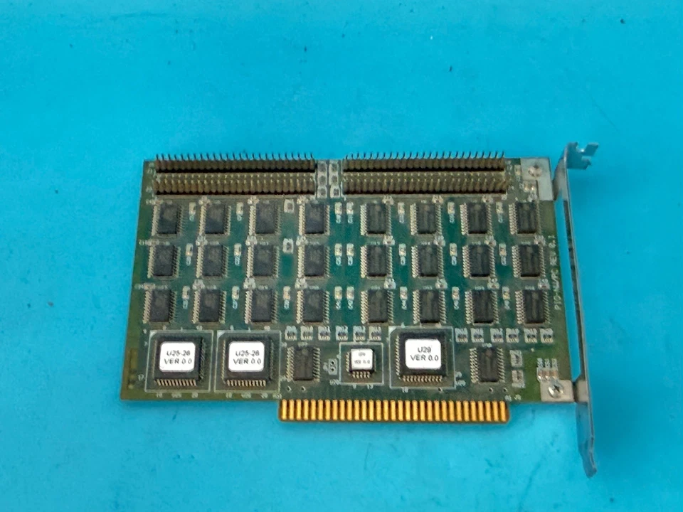 Vintage ISA I/O Interface Card P10-NI/PC REV 0.1 – Rare Industrial Computer Hard - Image 2 of 4