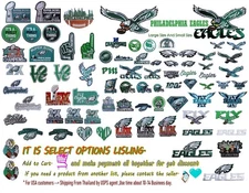 Philadelphia Eagles Patches Embroidery iron,sew (From Thai by USPS)