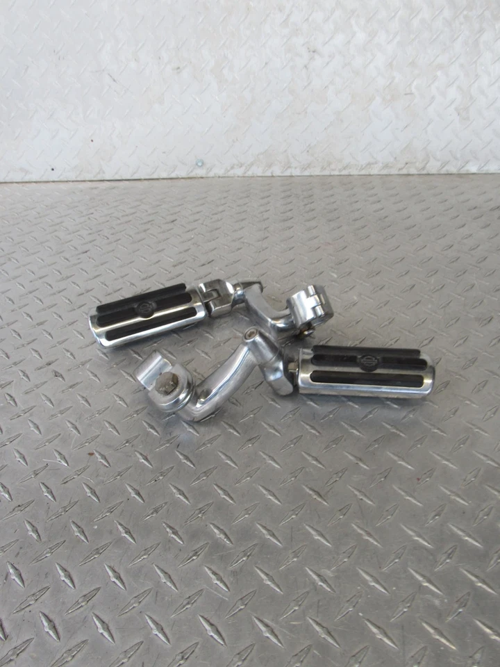 2002 02 KAWASAKI VN1500L VN 1500 VULCAN NOMAD FI HD ПЕРЕДНИЕ ШОССЕ ПОДНОЖКИ КОЛЫШКИ - Изображение 3 из 4