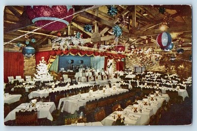 c1950 Las Vegas Nevada NV Postcard Ramona Room Hotel Last Frontier Interior View
