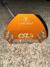 LAB Golf Custom Oz.1i RH Counterbalanced 37” Putter - Orange - White ACCRA shaft