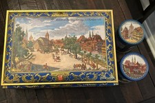 Vintage Otto Schmidt Nurnberg Biscuit Tins 3 1990 German Lebkuchen READ