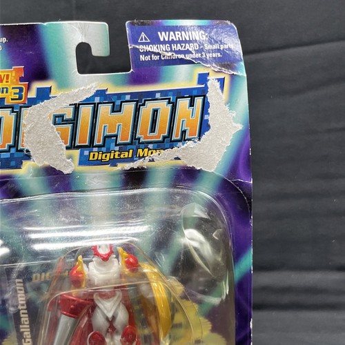 Digimin Season 3 2002 Gallantmon Figure 2.5" Sealed Box Has Issues See Photos - Picture 2 of 7