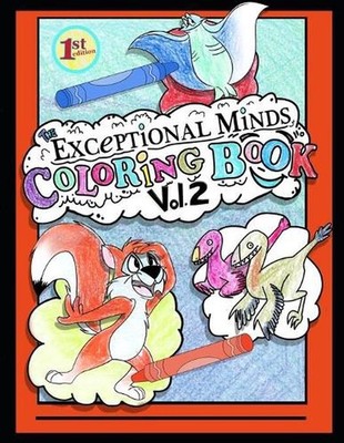 Exceptional Minds Coloring Book Vol. 2 by Exceptional Minds (English) Paperback 