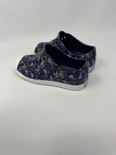Disney Parks Native Kinder Schuhe 50th Anniversary Mickey Mouse Größe J1 Navy Blau - Bild 4 von 13