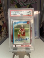 Ricky Pearsall Clearly Donruss Autograph Stars /49 PSA 10