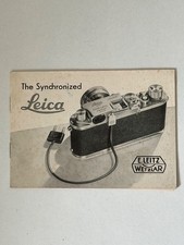 The Synchronized Leica Booklet Instruction Manual Leitz 13 Pages