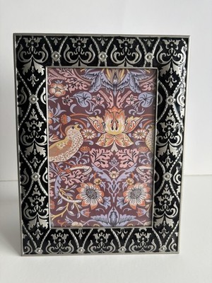 Sheffield Home Black & Sliver Photo Frame 5.9x7.6 Picture Size 3.7 x 14.5  cm 