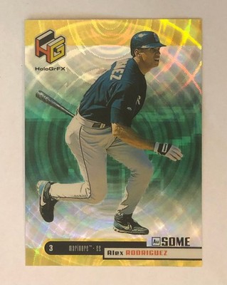 1999 Upper Deck HoloGrFX - AuSOME - Alex Rodriguez - #54 - Mariners - NrMt-Mt