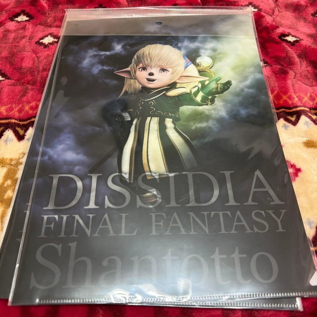 Final Fantasy 30th Anniversary A4 Clear File Set 5pcs Lightning Van Used