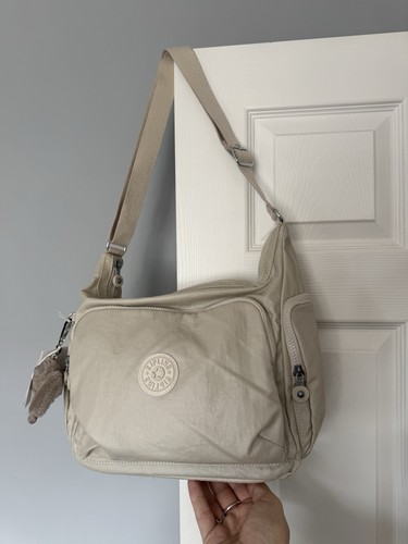 Kipling Gabb große Umhängetasche mit verstellbaren Trägern Farbe Beige - Bild 3 von 22
