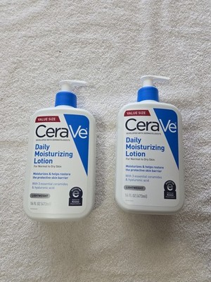 CeraVe Daily Moisturizing Lotion 16 oz (2 Pack) Normal to Dry Skin NEW