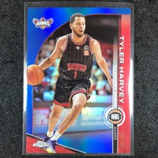 2023-24 Topps Chrome NBL TYLER HARVEY Base Blue 54/75 #38