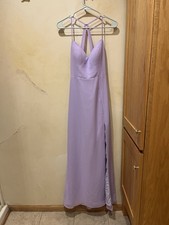 NWT Azazie Prom/Bridesmaid Dress Chiffon Lilac Sleeveless Size A2 AZ5934963
