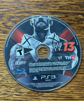 WWE '13 PlayStation PS3   2012   THQ   752919994573   Disc Only