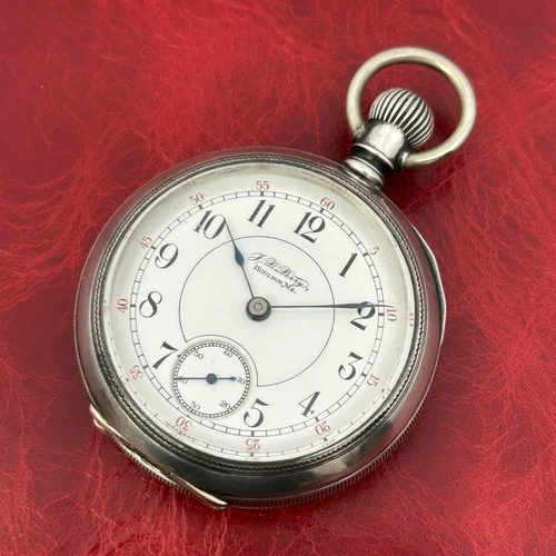 1897 Illinois 18s/21j Model 6 Montgomery Ward Coin Silver Pocket Watch Serviced