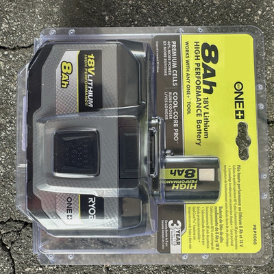 8,0Ah Original Akku für RYOBI 18V One Plus Lithium RB18L50 P108 P109 Batterie DE