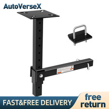 Hitch Mount Vise Plate Holder Mounting Heavy Duty Adjustable Durable Receiver