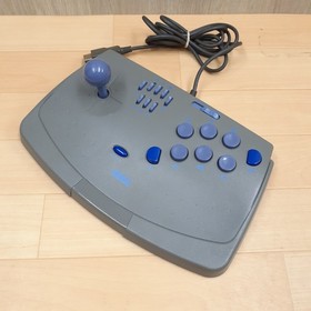Sega Saturn Console With Light Virtua Gun Fighting Stick Controllers & 3 Games