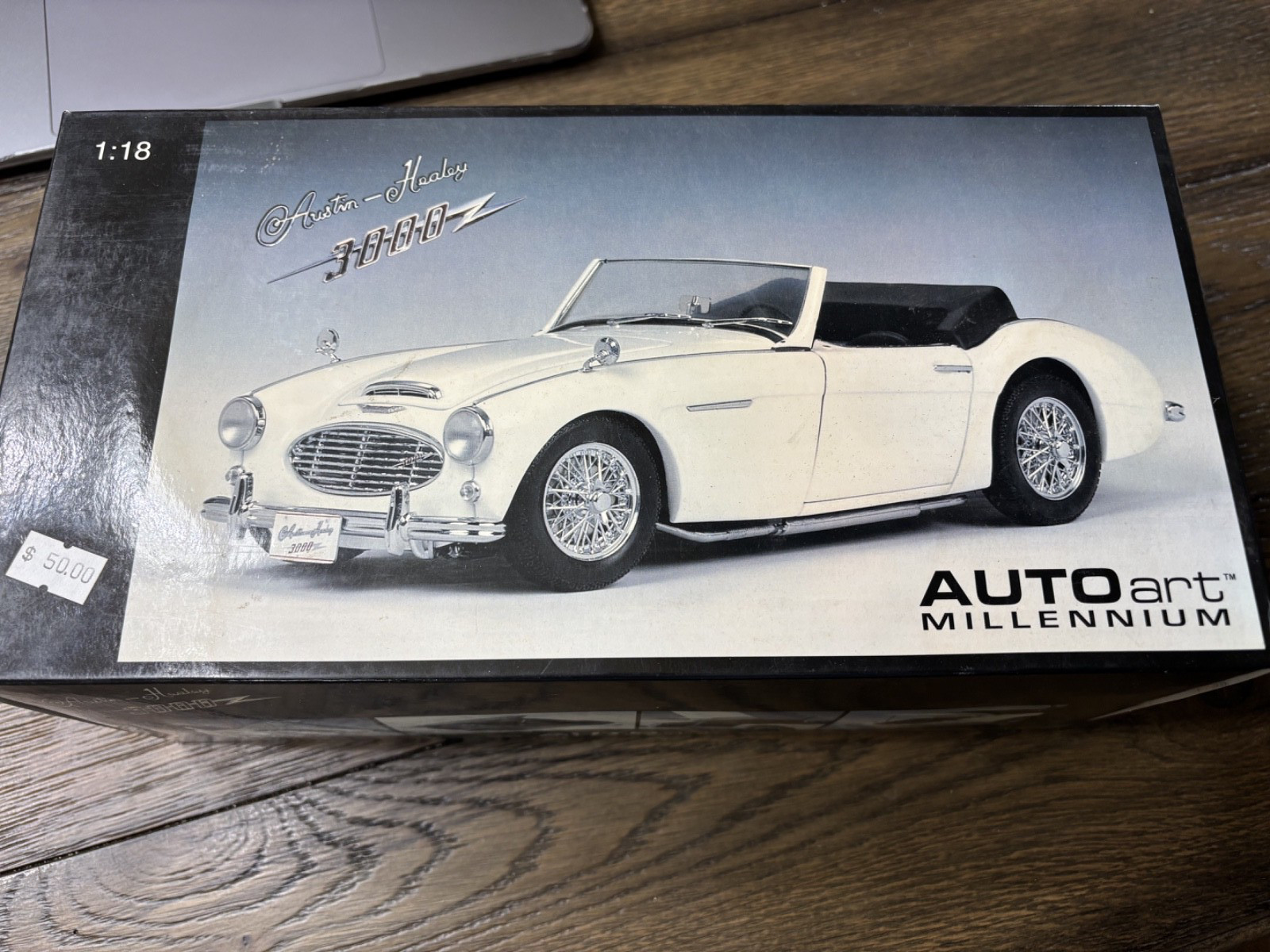 AUTOart Austin Healey 3000 Mki LHD White 70701