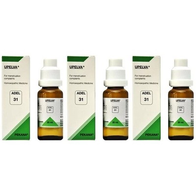   ADEL 31 Upelva Drops 20ml (Pack of 3)   Natural Relief for Women's Health...