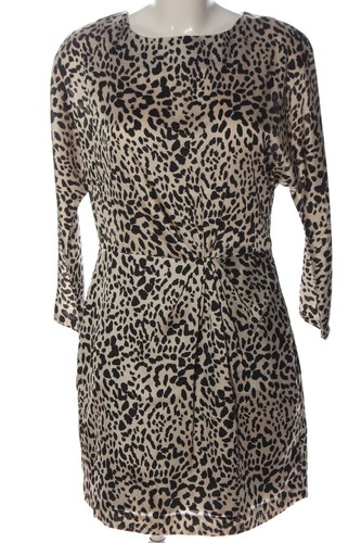 SFERA Vestido de manga larga Mujeres Talla EU 36 negro-blanco puro look casual