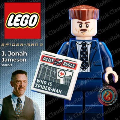   Lego J. Jonah Jameson Spider-Man 2 sh1059 Minifigur Marvel 76321