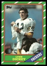1986 Topps #214 Lynn Dickey Green Bay Packers NrMt-Mt