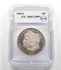 1880-S Morgan Silver Dollar MS63 DMPL ICG *6708