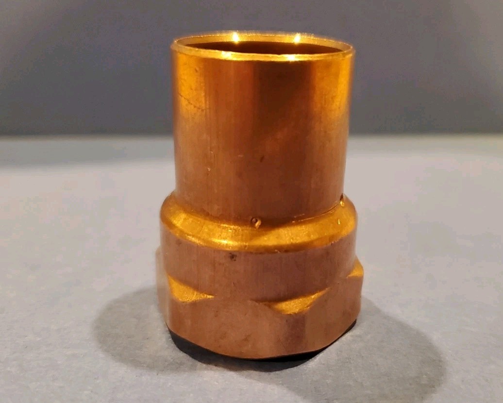 3/4” C x 3/4" Female NPT 13-Pack Copper Pipe Solder Sweat Joint Adapter Bulk