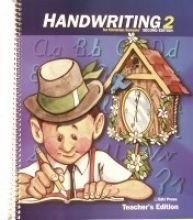 Handwriting 2 for Christian Schools, Teacher's Edition
