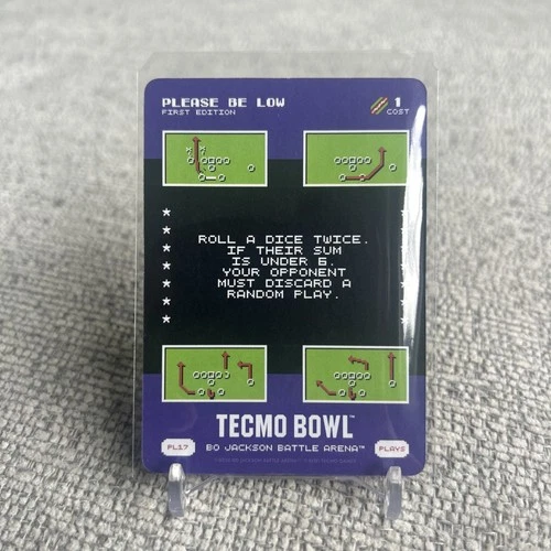 Bo Jackson Battle Arena TECMO BOWL #PL-17- PLEASE BE LOW SSP