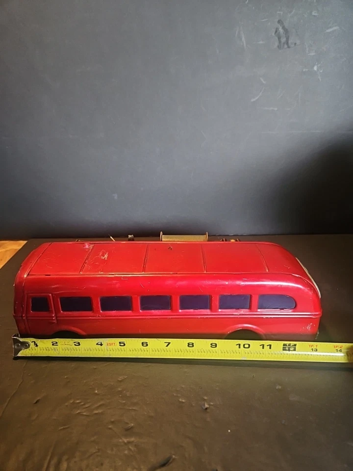 Autobús Radicón Rojo Juguetes Modernos Años 50 De Colección Funciona con Pilas Leer Descripción Foto 4 de 4