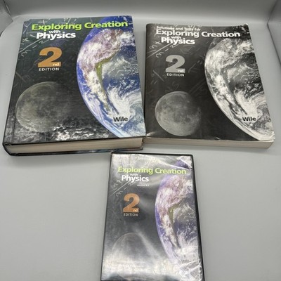 Physics Apologia Exploring Creation 2nd Edition, DVD, Text & Tests 2 Pages Used