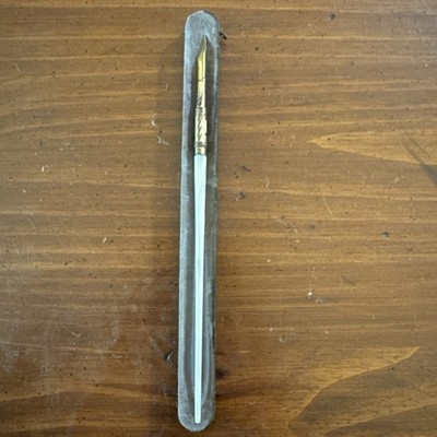 E.S. Johnson & Co. 14kt Nib and Mother of Pearl Handle Pen with Case
